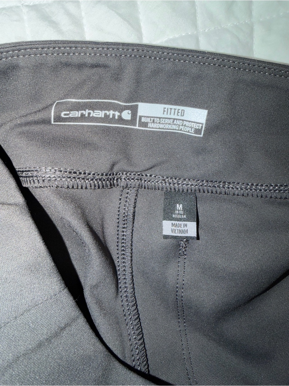Carhartt Gray Fitted Performance Leggings - Picture 4 of 6